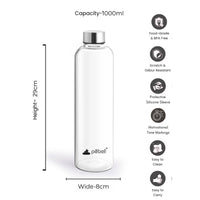 Borosilicate Glass Bottle 1000ml