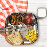 Personalized Kids Steel Dinner Set