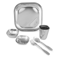 Personalized Kids Steel Dinner Set