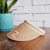 Summer visor cap with name engraving