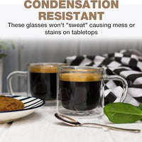 Heat resistant coffee mug 250ml capacity