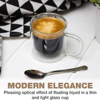 Stylish coffee mug with double wall design