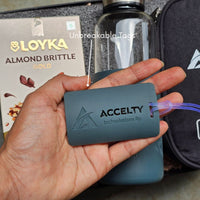 Silicone luggage tag with branding
