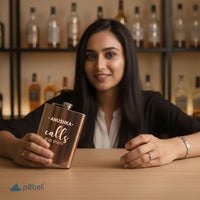 Custom Engraved Couple Flask Gift