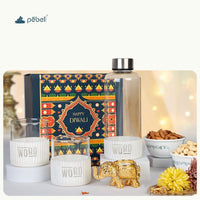 Drinking Glass Set with Company Logo - Perfect Diwali Gift Hamper