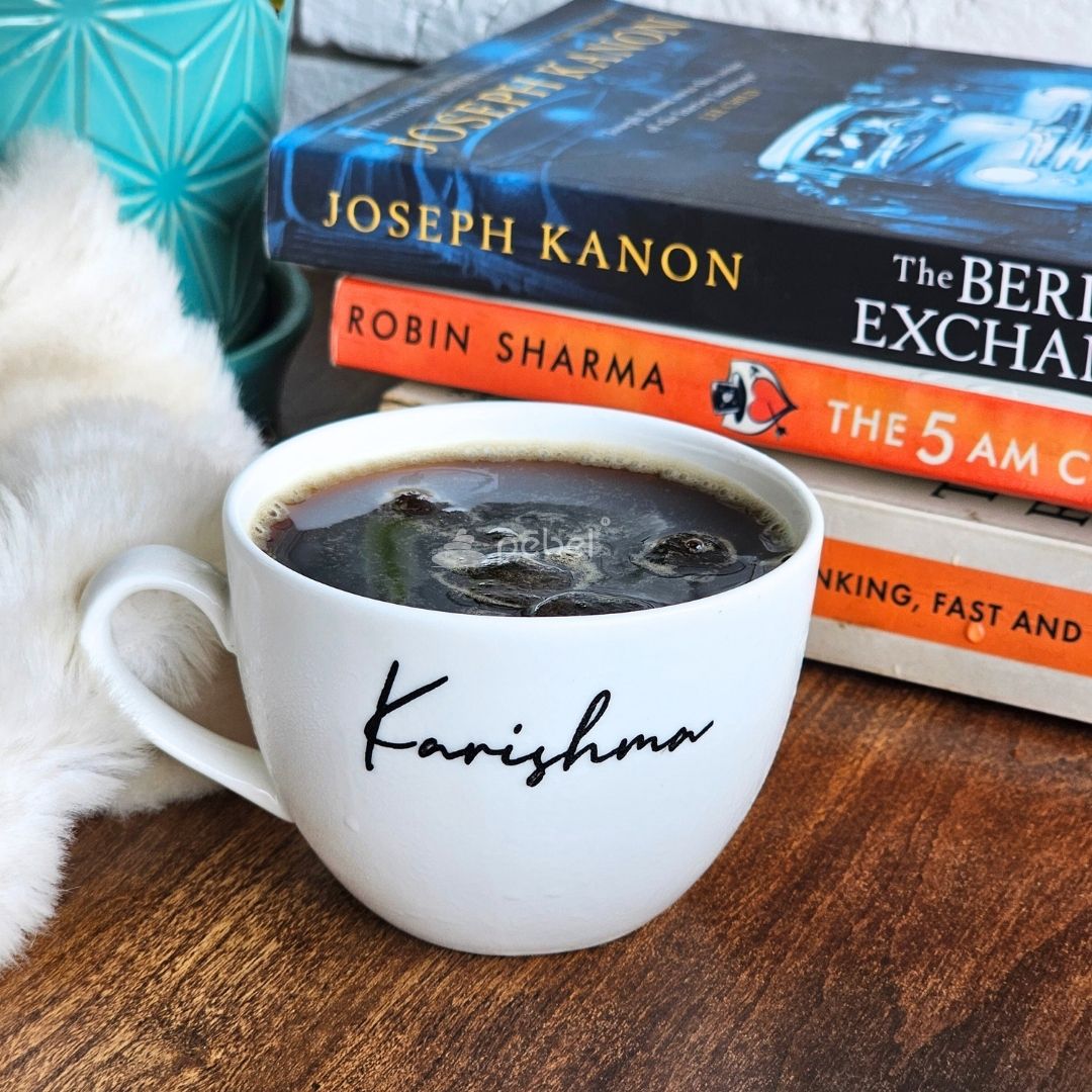 Personalized White Handcrafted Ceramic Coffee Mugs | Great Gift for Birthdays & Special Occasions
