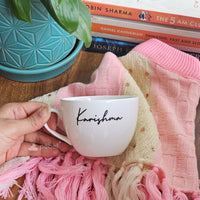 Broad White Handcrafted Ceramic Coffee Mugs