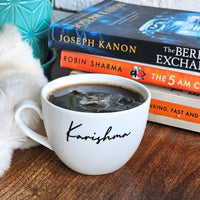 Personalized White Handcrafted Ceramic Coffee Mugs | Great Gift for Birthdays & Special Occasions