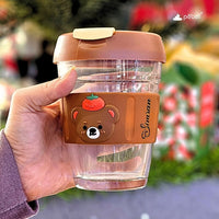 Custom Coffee Mug with Teddy Silicone Sleeve