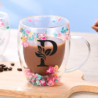 Personalised & lightweight glass coffee mug for daily use