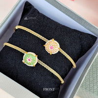 Premium Metal Rakhi | Set of 2
