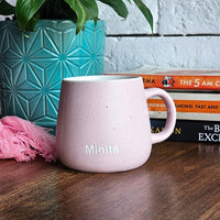 Stylish pastel ceramic mug – personalized gift for occasions