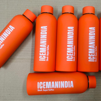 Luxurious Vacuum Insulated Steel Water Bottles | 500ml - Your Logo