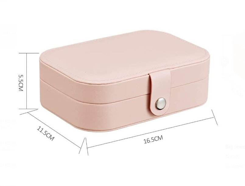 Personalized travel jewelry box for women