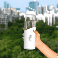 Elegant Personalized Glass Bottle 750ml by Pebel Lifeware
