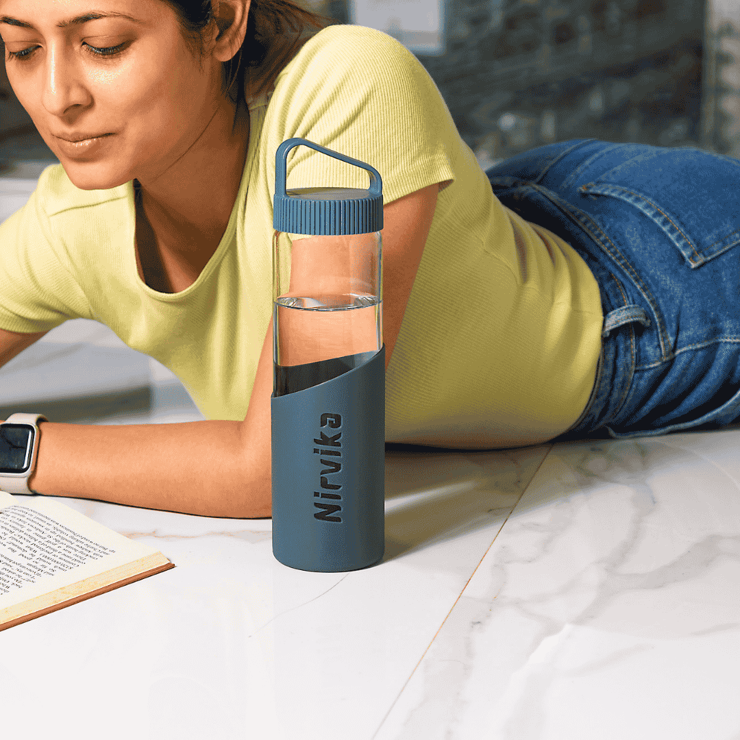 750ml Glass Bottle with Silicone Sleeve