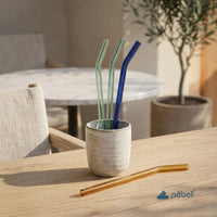 Glass straws for drinking