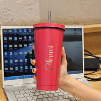 Personalized insulated tumbler with name engraving