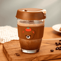 Personalized Teddy Coffee Mug with Silicone Band