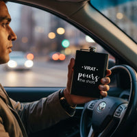 Personalized Stainless Steel Hip Flask Set