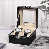 Elegant Watch Organizer for Two Watches - Pebel Lifeware
