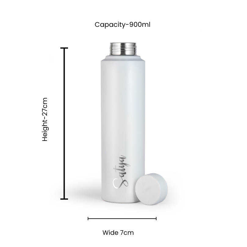 Eco-Friendly 900ml Stainless Steel Water Bottle for Gym and Travel