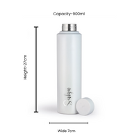 Eco-Friendly 900ml Stainless Steel Water Bottle for Gym and Travel