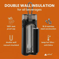 Personalized Gift for Sister | Mini Insulated Stainless Steel Flask 150ml, Lipstick cover & Cute Jewelry Organizer