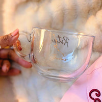 Wide Mouth Glass Coffee Mugs