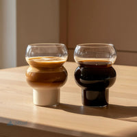 bubble glass tumbler