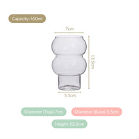 bubble tumbler glass