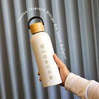 Stainless steel insulated water bottle for hot and cold