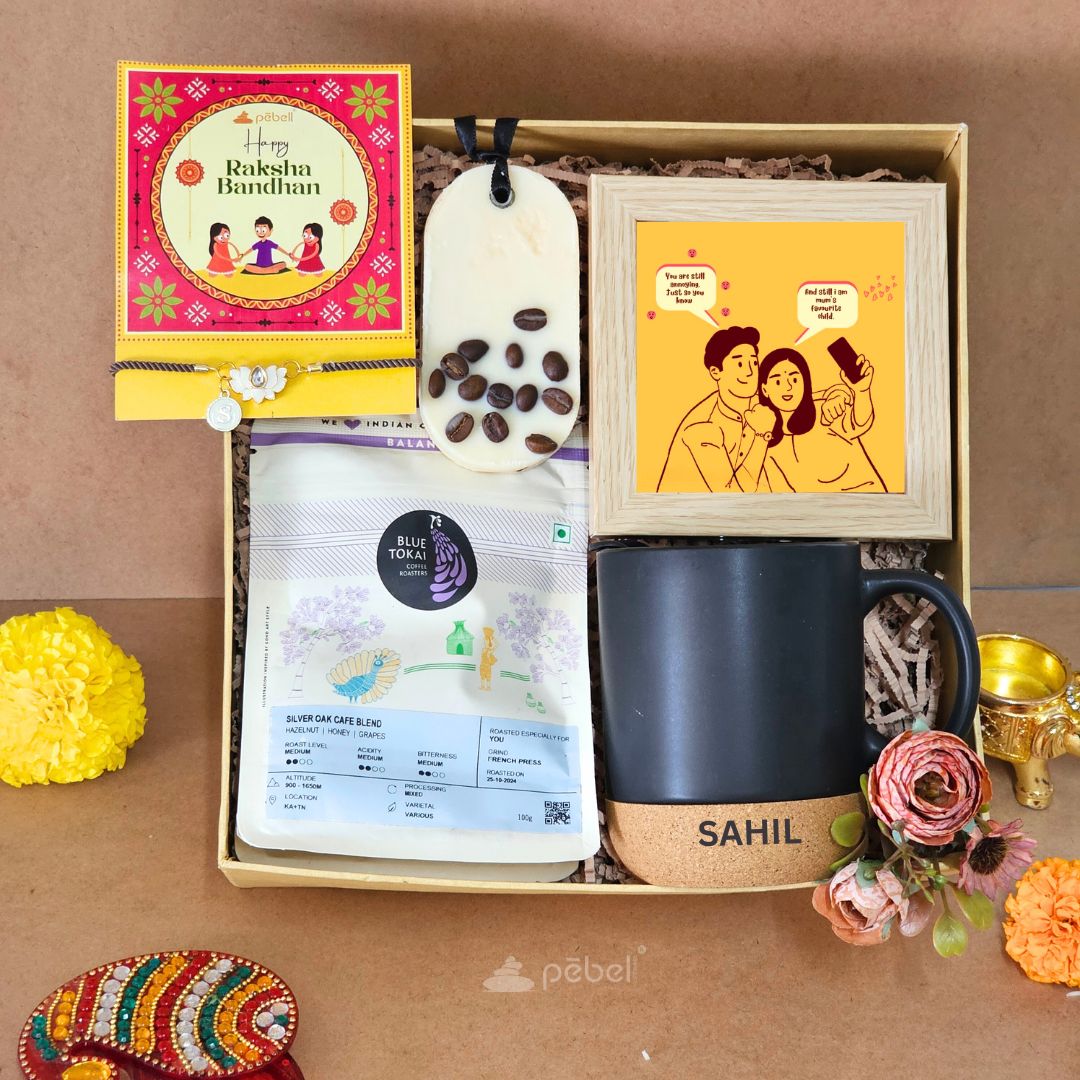 Coffee Lover Hamper for Brother – Rakshabandhan Gift