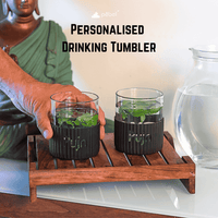 Pebel Lifeware personalized reusable glass
