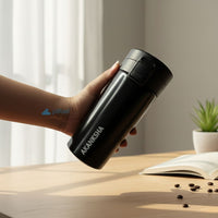 Personalized Thermos Flask Bottle - Stainless Steel - Hot and cold