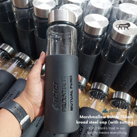 Marshmallow Glass Bottle with Silicone Sleeve | 750ml - Your Logo