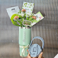 Rakhi gift custom tumbler matcha design 900 ml