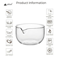 Matcha Mixing Borosilicate Glass Bowl