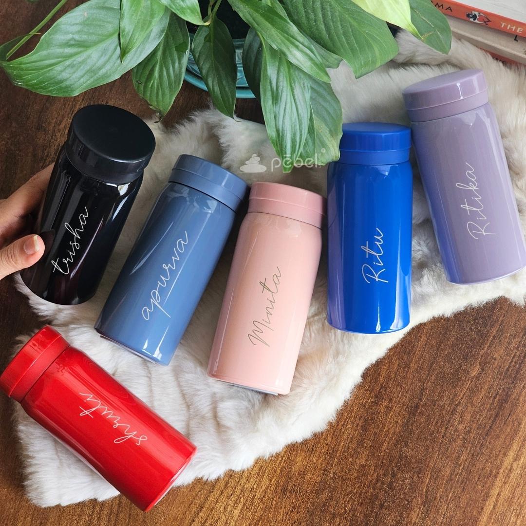 Mini Vacuum Insulated Steel Water Bottle by Pebel Lifeware