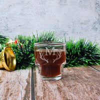Skull shot glasses for bridesmaid hampers and groomsmen gifts