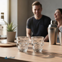 Custom Engraved Skull Shot Glass Barware