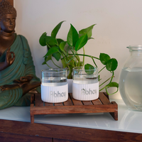 Custom drinking glass with name ā Rakhi gift edition