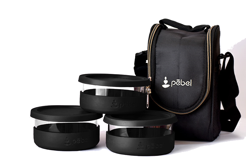 Large Glass Lunch Box - 3 pcs