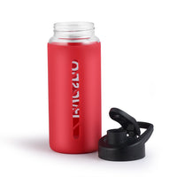 Personalized water bottle gift – glass and silicone design