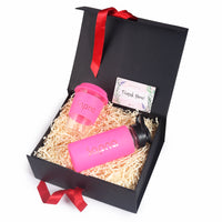 Desk Essential Personalized Gift Hamper - S | Glass Bottle & Mug