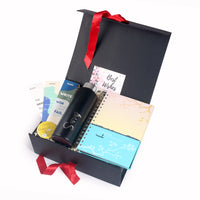 Personalized Stainless Steel Bottle & Planner Gift Set