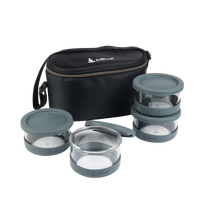 Small Glass Lunch Box - 4 pcs