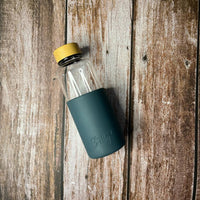 Personalized Studio Glass Bottle with Silicone Sleeve