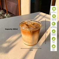 Aesthetic glass cup  