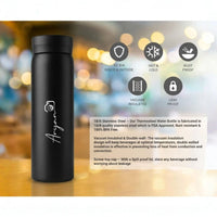 Black 300 ml Mini Vacuum Insulated Stainless Steel Bottle